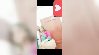 My GF Showing Off Her Round Boobs During Video Call Sex