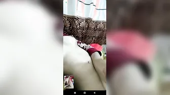 Indian GF Stripping Naked During Naughty Video Call