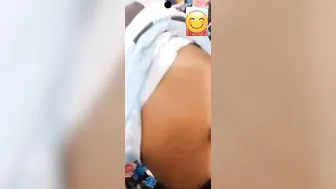 Topless GF Flashing Her Tits On Video Call Making Me Hard