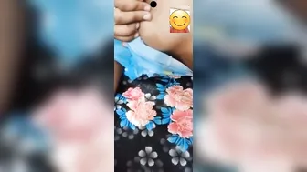 Topless GF Flashing Her Tits On Video Call Making Me Hard
