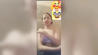 Skinny GF Stripping Naked On Video Call Teasing Me Hot