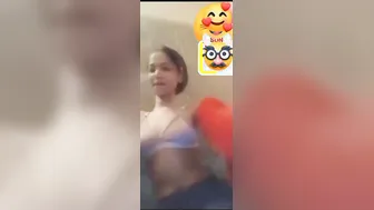 Skinny GF Stripping Naked On Video Call Teasing Me Hot
