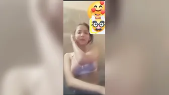 Skinny GF Stripping Naked On Video Call Teasing Me Hot