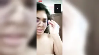 GF Getting Naked On Video Call Teasing Her BF