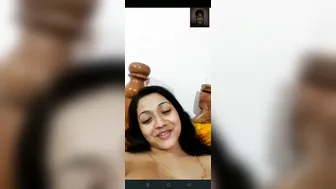 Smiling GF Showing Everything On Naughty Video Call