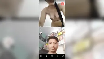 Hottest Desi Babe Stripping And Playing On Video Call Alone
