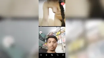 Hottest Desi Babe Stripping And Playing On Video Call Alone