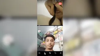 Hottest Desi Babe Stripping And Playing On Video Call Alone