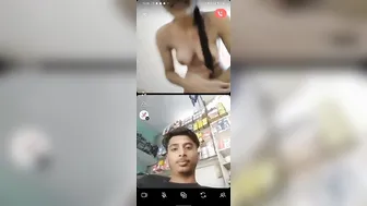 Hottest Desi Babe Stripping And Playing On Video Call Alone