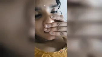 South Indian Babe Spreading Legs Showing Her Hairy Pussy Close