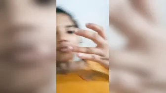 South Indian Babe Spreading Legs Showing Her Hairy Pussy Close