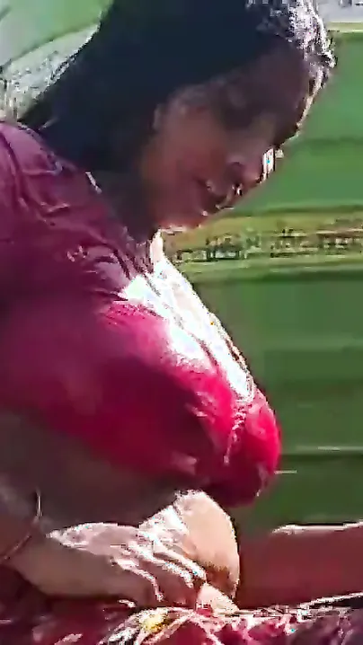 Village Wife Bathing Naked On Rooftop Caught On Camera Goes Viral