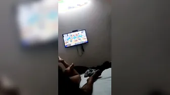 South Indian GF Sucking His Thick Cock Pov Style Video