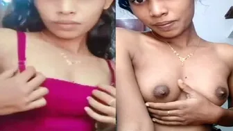 South Indian Gf Flashing Her Big Tits On Camera For Boyfriend