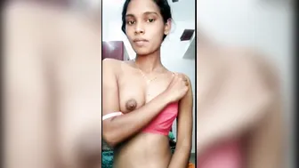 South Indian Gf Flashing Her Big Tits On Camera For Boyfriend