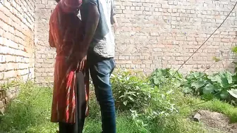 Desi Lovers Fucking Standing Up Behind Building In Broad Day