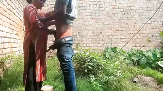 Desi Lovers Fucking Standing Up Behind Building In Broad Day