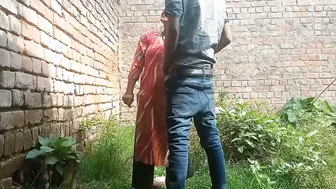 Desi Lovers Fucking Standing Up Behind Building In Broad Day