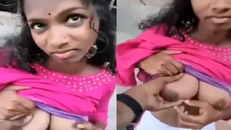 Desi Village Whore Letting Men Grope Her Tits For Quick Cash