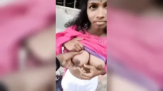 Desi Village Whore Letting Men Grope Her Tits For Quick Cash