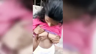 Desi Village Whore Letting Men Grope Her Tits For Quick Cash