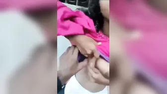 Desi Village Whore Letting Men Grope Her Tits For Quick Cash