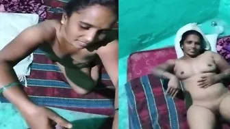 Village Aunty Rolling Condom On Before Letting Him Inside Her