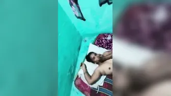 Village Aunty Rolling Condom On Before Letting Him Inside Her