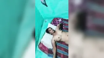 Village Aunty Rolling Condom On Before Letting Him Inside Her