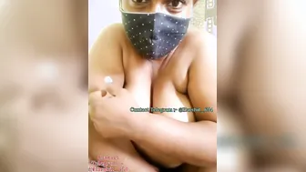 Dusky South Indian Aunty Stripping Naked On Private Cam Show
