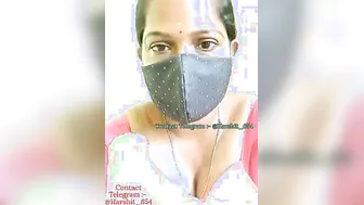 Dusky South Indian Aunty Stripping Naked On Private Cam Show