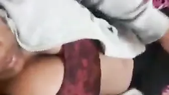 Sri Lankan Babe Squeezing Big Soft Boobs In Viral Bathroom