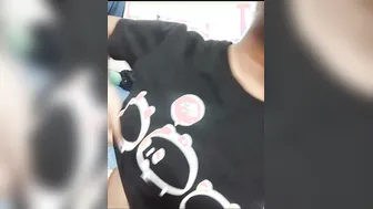 Tamil Babe Showing Off Her Big Natural Tits Getting Him Hard