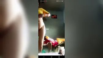 Village Bhabhi Stripping On Video Call For His Friend Back Home