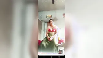 Village Bhabhi Stripping On Video Call For His Friend Back Home