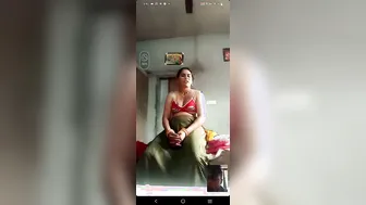 Village Bhabhi Stripping On Video Call For His Friend Back Home