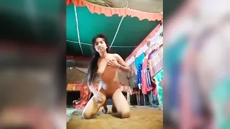 Rajasthani Village Girl Spreading Wide Fingering Her Pussy