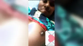 Horny Bhabhi Flashing Her Big Boobs Teasing Her Boyfriend