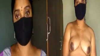 Tamil Aunty Showing Off Her Naked Body On Private Webcam