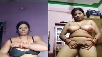 Stacked Village Bhabhi Stripping Naked Showing Off Her Big Tits
