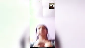 My Indian Milf Showing Off Her Big Boobs During Late Night Video Call