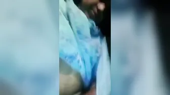 Village Babe Playing With Her Small Tits And Fingering Herself On Camera