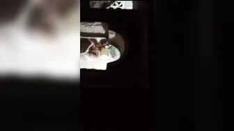 Village Bhabhi Caught Bathing Through Wall Hole On Camera