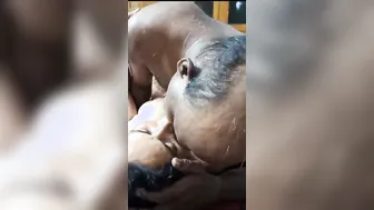 Bald Lover Eating Out My Desi Aunty In Leaked Bedroom Clip
