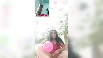 Village Bhabhi Bathing Outside Caught On Camera Being Naughty