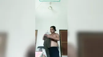 Curvy Aunty Undressing Slowly Flaunting Her Amazing Assets