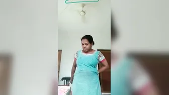 Curvy Aunty Undressing Slowly Flaunting Her Amazing Assets