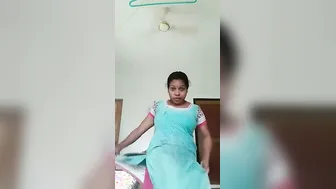 Curvy Aunty Undressing Slowly Flaunting Her Amazing Assets