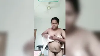 Curvy Aunty Undressing Slowly Flaunting Her Amazing Assets