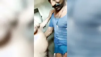 Village Aunty Getting Naughty With Electrician Behind Closed Doors